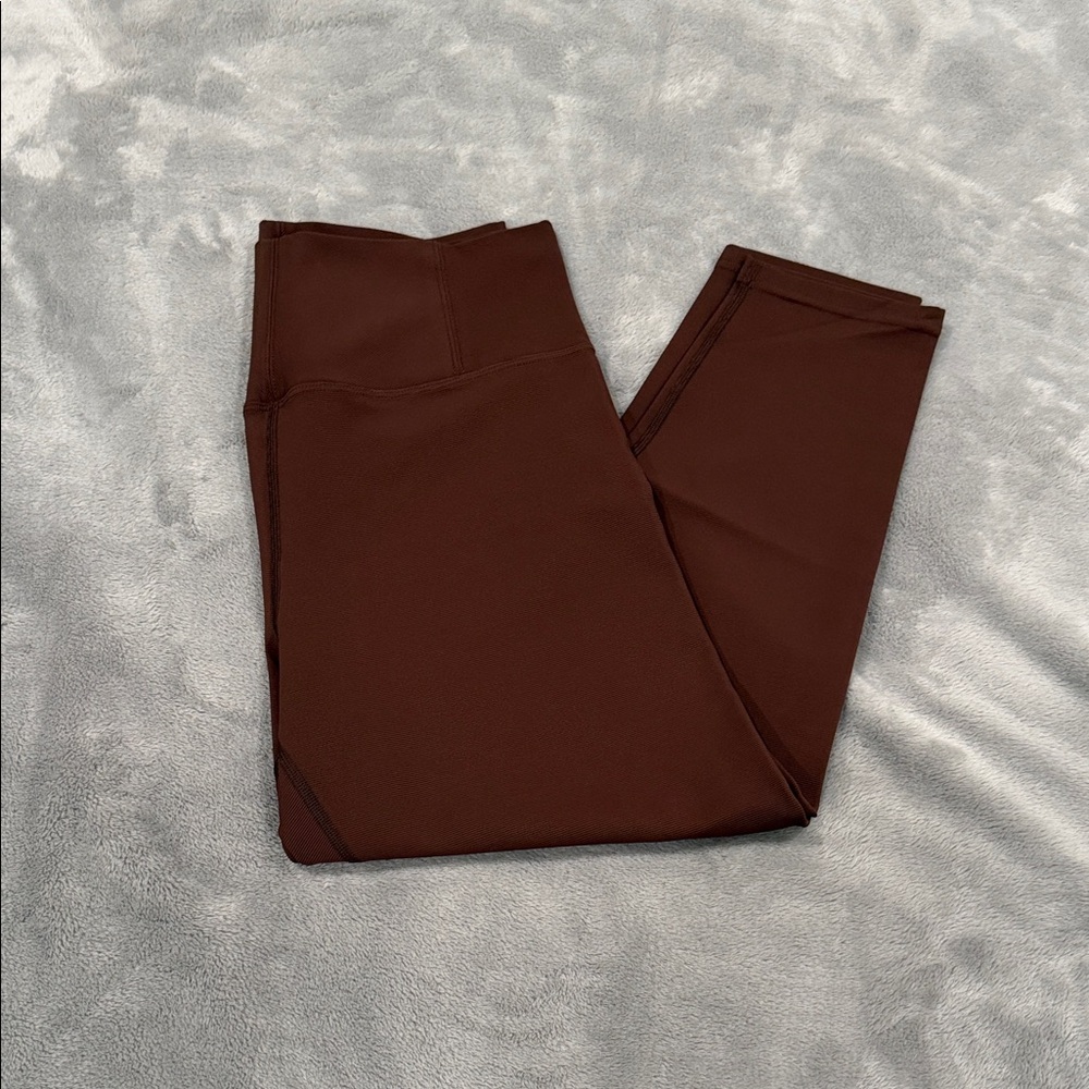 Offline by Aerie Brown Textured Leggings